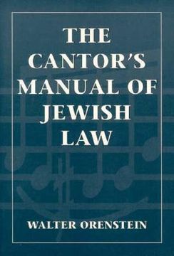 portada cantors manual of jewish law (en Inglés)