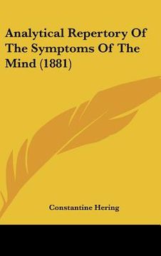 portada analytical repertory of the symptoms of the mind (1881) (in English)