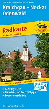 portada Kraichgau - Neckar - Odenwald 1: 100 000 (en Alemán)