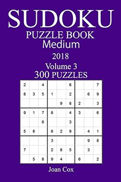 portada 300 Medium Sudoku Puzzle Book - 2018