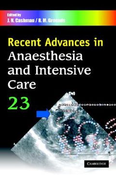 portada recent advances in anaesthesia and intensive care: volume 23
