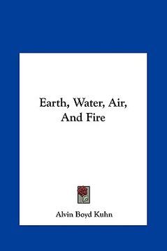 portada earth, water, air, and fire