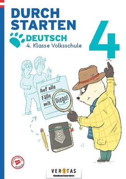 portada Durchstarten Volksschule 4. Klasse. Auf Alle Fälle mit Diego! Deutsch - Übungsbuch