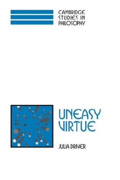 portada Uneasy Virtue (Cambridge Studies in Philosophy) (en Inglés)
