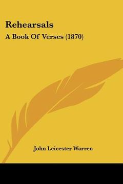 portada rehearsals: a book of verses (1870)