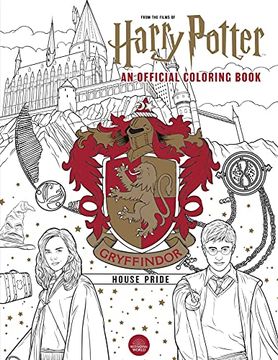 portada Gryffindor House Pride: The Official Coloring Book (Harry Potter) (en Inglés)