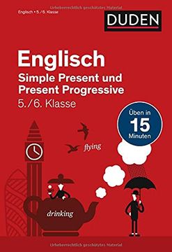 portada Englisch in 15 min - Simple Present und Present Progressive 5. /6. Klasse (en Alemán)