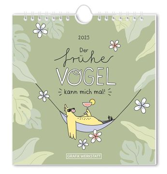 portada Postkartenkalender 2025 der Frühe Vogel