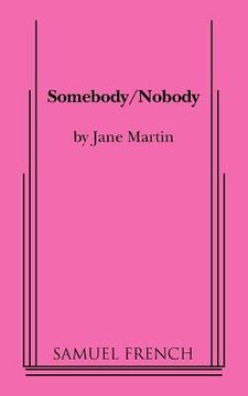 portada somebody/nobody (en Inglés)