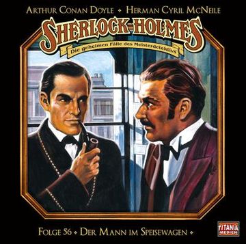 portada Sherlock Holmes - Folge 56: Der Mann im Speisewagen. Hörspiel. (en Alemán)
