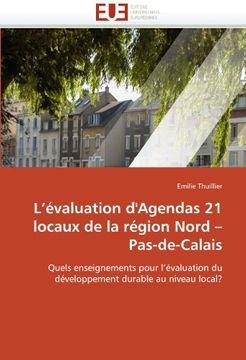 portada L'Evaluation D'Agendas 21 Locaux de La Region Nord - Pas-de-Calais