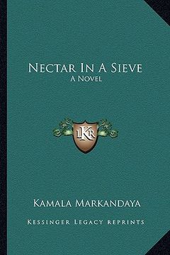 portada nectar in a sieve (en Inglés)