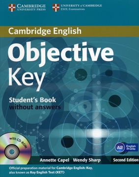 portada Objective key Student's Book Without Answers With Cd-Rom 2nd Edition 