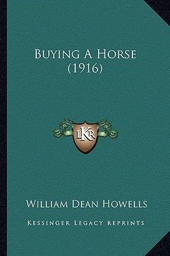 portada buying a horse (1916) (in English)