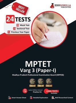 portada MPTET Varg 3 (Paper I) Exam 2023 (English Edition) - 8 Mock Tests, 15 Sectional Tests and 1 Previous Year Paper (2100 Solved Questions) with Free Acce (en Inglés)