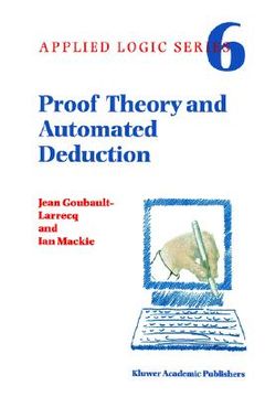 portada proof theory and automated deduction