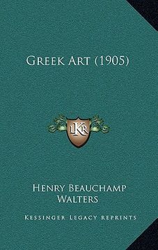 portada greek art (1905) (en Inglés)