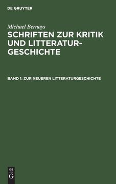 portada Zur Neueren Litteraturgeschichte (German Edition) [Hardcover ] (in German)