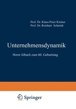 portada Unternehmensdynamik: Horst Albach zum 60. Geburtstag (German Edition)