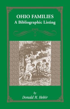 portada Ohio Families: A Bibliographic Listing of Books About Ohio Families (en Inglés)