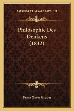 portada Philosophie Des Denkens (1842) (in German)