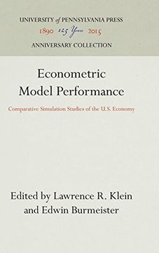 portada Econometric Model Performance: Comparative Simulation Studies of the U. Si Economy (en Inglés)