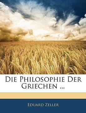 portada Philosophie Der Griechen. (en Alemán)