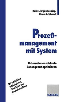 portada Prozeßmanagement mit System: Unternehmensabläufe Konsequent Optimieren (en Alemán)