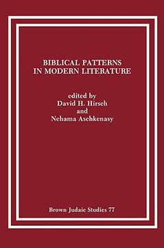 portada biblical patterns in modern literature (in English)