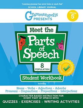 portada Grammaropolis: The Parts of Speech Workbook, Grade 5 (Grammaropolis: The Parts of Speech Workbooks) (en Inglés)