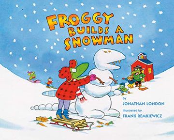 portada Froggy Builds a Snowman (in English)