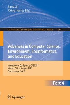 portada advances in computer science, environment, ecoinformatics, and education (in English)