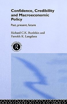 portada confidence, credibility and macroeconomic policy (en Inglés)