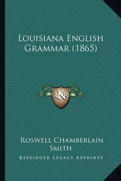 portada louisiana english grammar (1865)