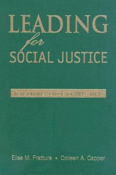 portada leading for social justice: transforming schools for all learners (in English)