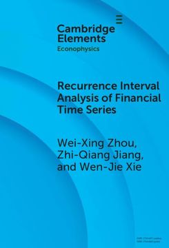 portada Recurrence Interval Analysis of Financial Time Series (en Inglés)