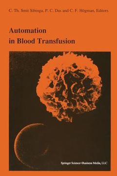 portada automation in blood transfusion (in English)