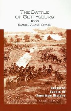 portada the battle of gettysburg 1863 (en Inglés)