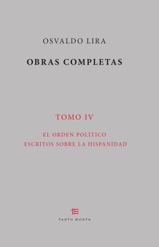 portada Obras Completas. Tomo IV. (in Spanish)