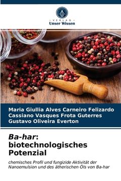 portada Ba-har: biotechnologisches Potenzial (en Alemán)