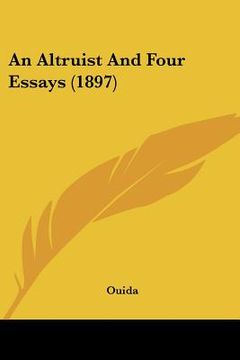 portada an altruist and four essays (1897) (en Inglés)