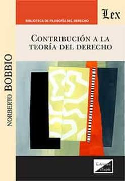 portada Contribucion a la Teoria del Derecho (in Spanish)