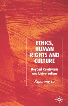 portada ethics, human rights and culture: beyond relativism and universalism (en Inglés)