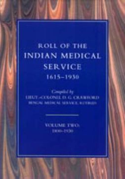 portada Roll of the Indian Medical Service 1615-1930