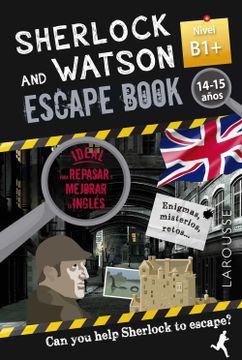 portada Sherlock & Watson. Escape Book Para Repasar Inglés. 14-15 Años