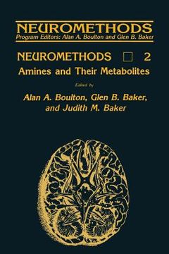portada Amines and Their Metabolites (en Inglés)