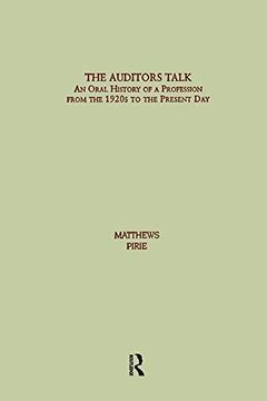 portada Auditor's Talk: An Oral History of the Profession From the 1920S to the Present day (in English)