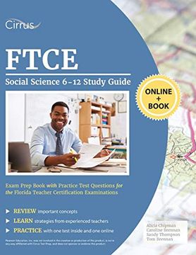 portada Ftce Social Science 6-12 Study Guide: Exam Prep Book With Practice Test Questions for the Florida Teacher Certification Examinations (en Inglés)