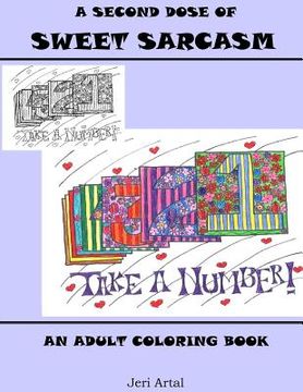 portada A Second Dose of Sweet Sarcasm: An Adult Coloring Book (in English)