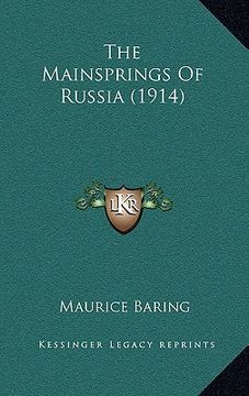 portada the mainsprings of russia (1914) (in English)